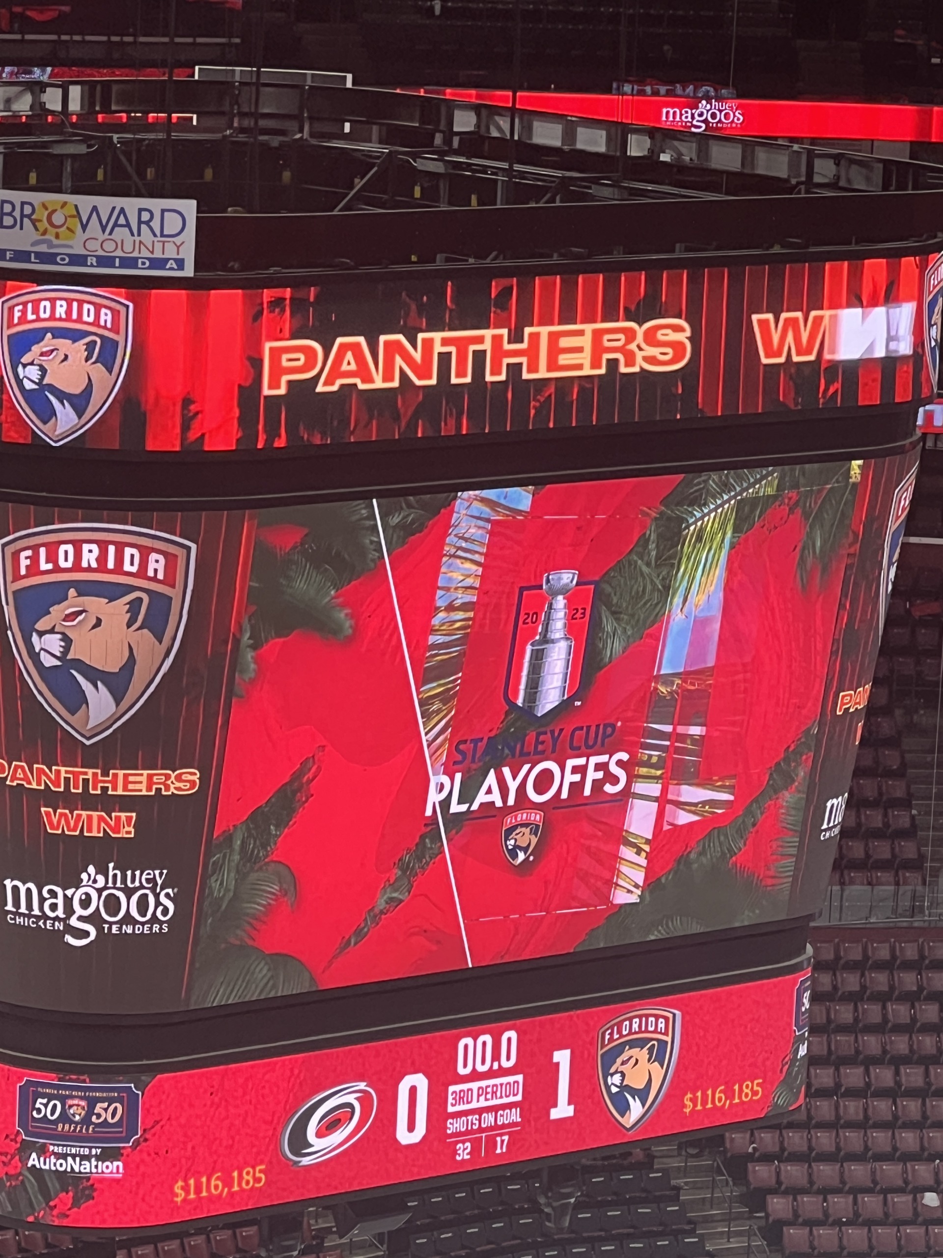 Panthers take 3-0 lead over Hurricanes in conference finals
