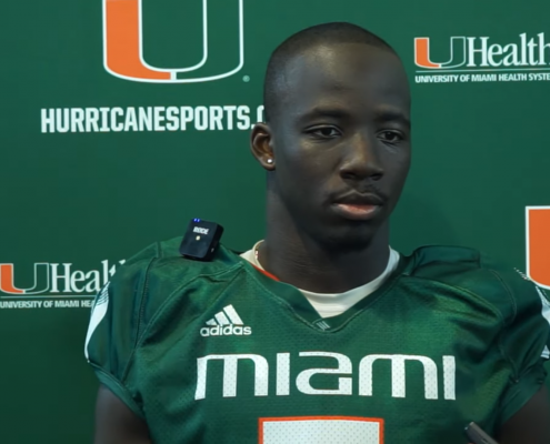 Miami Hurricanes safety Amari Carter ejected on questionable penalty