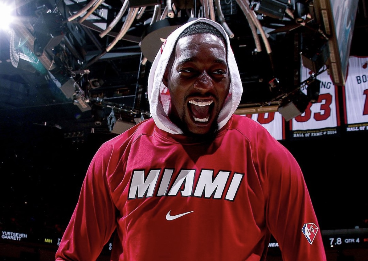 Bam Ado Miami Heat Earned Edition Youth NBA Swingman Jersey