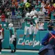 Dolphins celebrate after a touchdown against the Bengals. (Tony Capobianco for Five Reasons Sports)