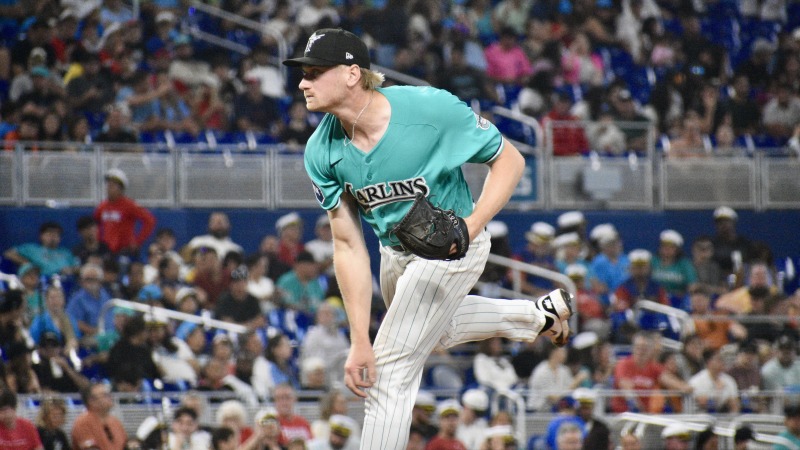 Josh Ekness Makes MLB Debut in Marlins Loss