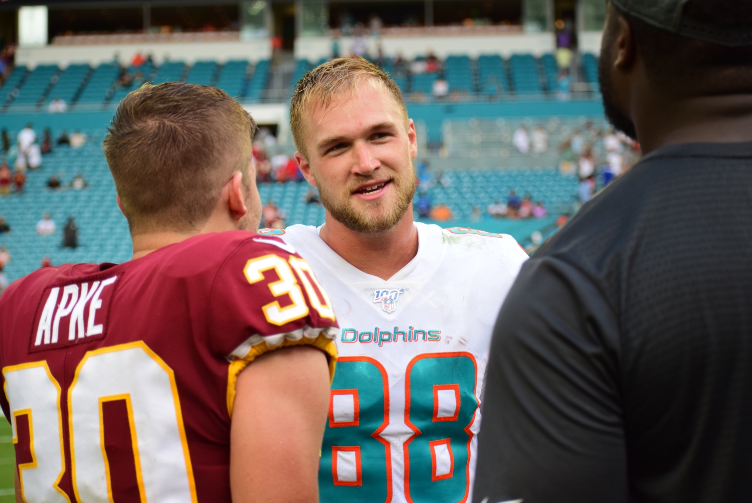 Mike Gesicki has been giving the Dolphins better play at tight end in recent weeks. (Tony Capobianco for Five Reasons Sports)