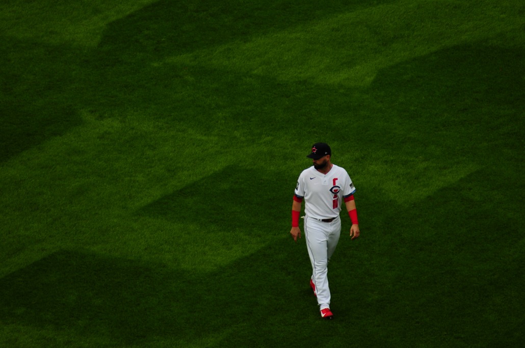 Reds outfielder Jesse Winkler.