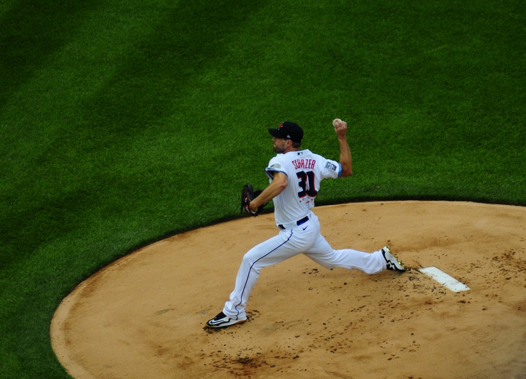Nationals starting pitcher Max Scherzer.
