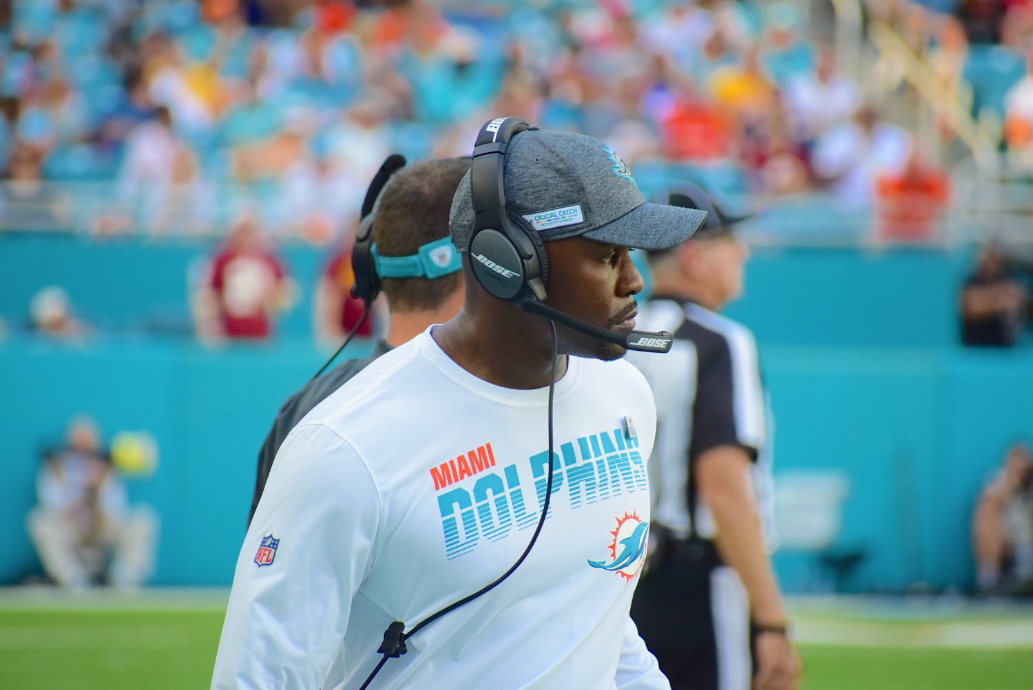 The Dolphins' free agent signings fit into coach Brian Flores' scheme. (Tony Capobianco for Five Reasons Sports)