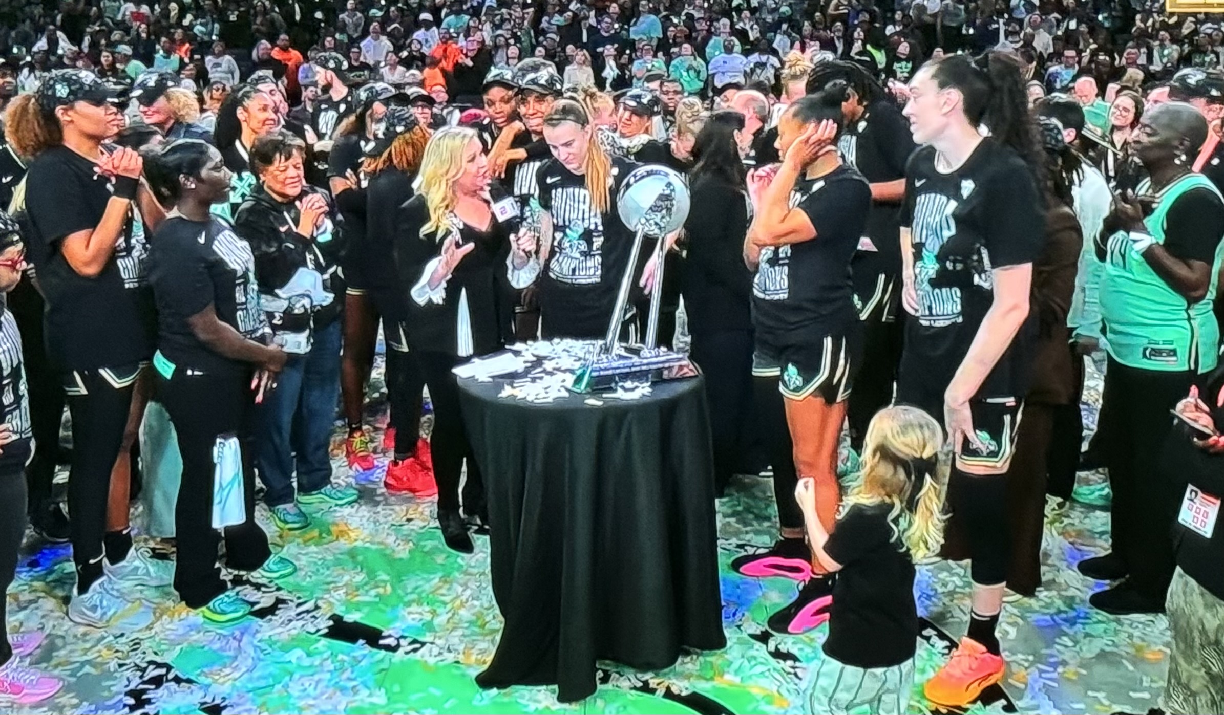 Mateo's Hoop Diary New York Liberty won Game 5, claiming the WNBA