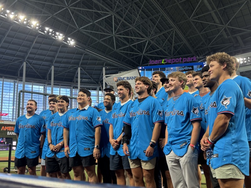 Marlins introduce 2026 MLB Draft Class