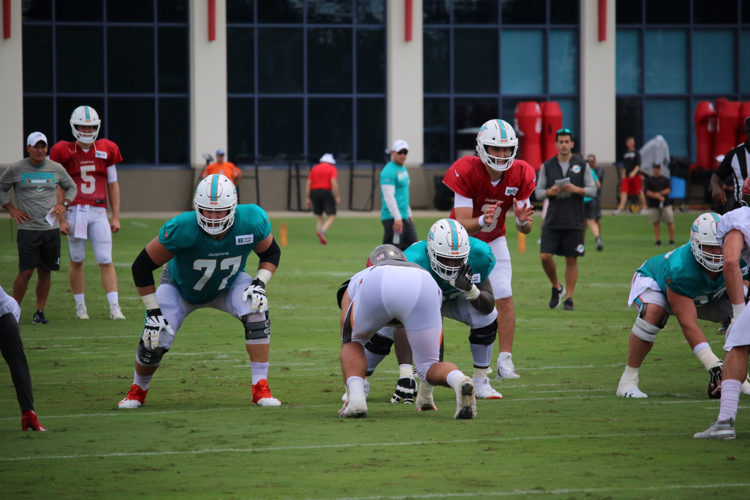 Dolphins offensive line