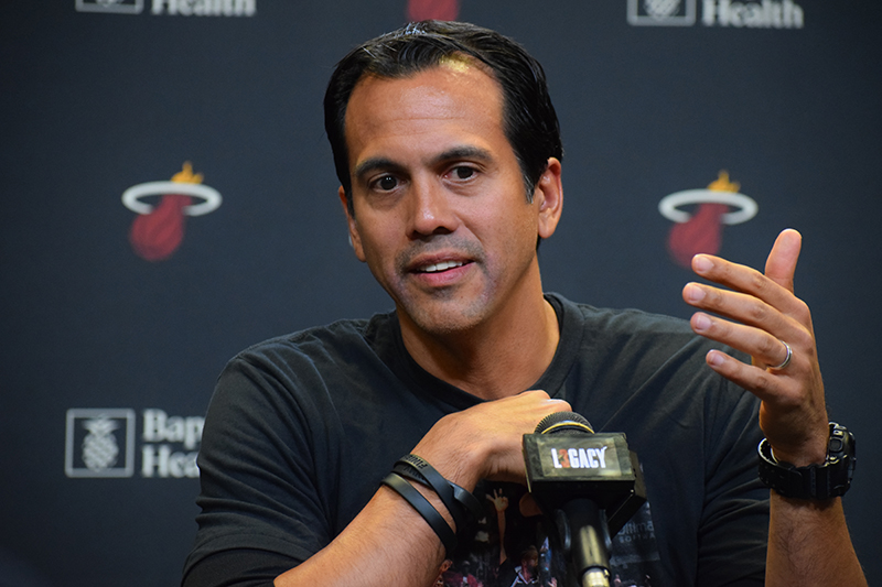 Miami Heat Coach Erik Spoelstra Back In The Lineup After Absence