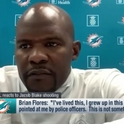 Miami Dolphins coach Brian Flores discusses his experience with social injustice.