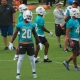 Reshad Jones showed he was all about 'Team' on the first day of Dolphins minicamp. (Craig Davis)