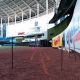 The Miami Marlins are moving in the fence 12 feet in center and right-center field.