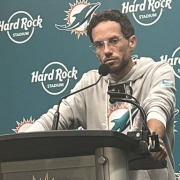 Dolphins coach Mike McDaniel said he's focused on preparing the team, not his job security.