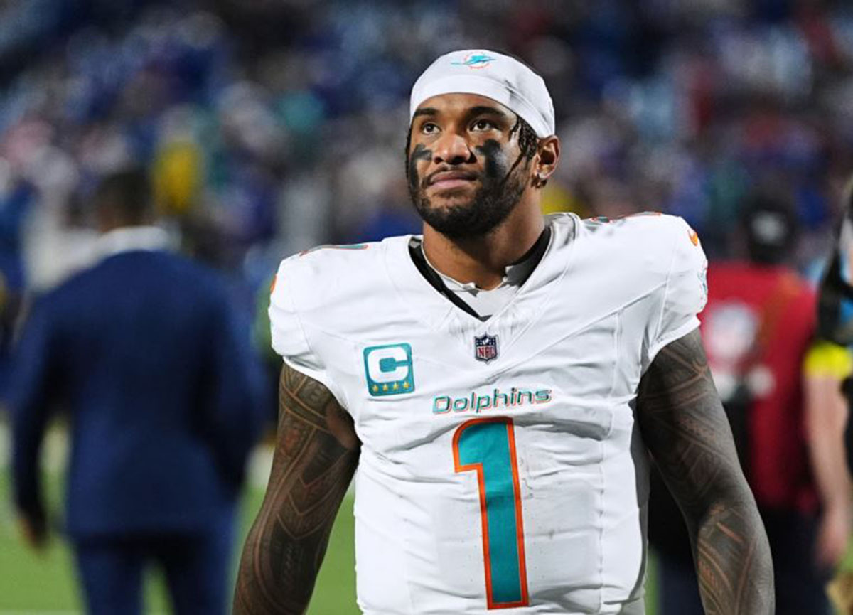 Dolphins quarterback Tua Tagovailoa is 1-9 against the Bills after Thursday's defeat at Buffalo.