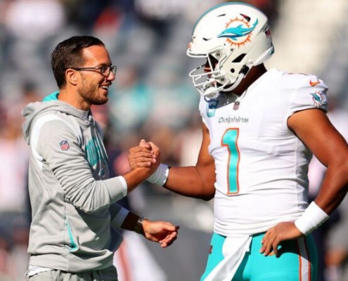 Tua Tagovailoa has thrived in coach Mike McDaniel's offense with the Miami Dolphins.