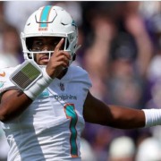 Dolphins quarterback Tua Tagovailoa led a comeback win from a three-touchdown deficit in the fourth quarter against the Baltimore Ravens.