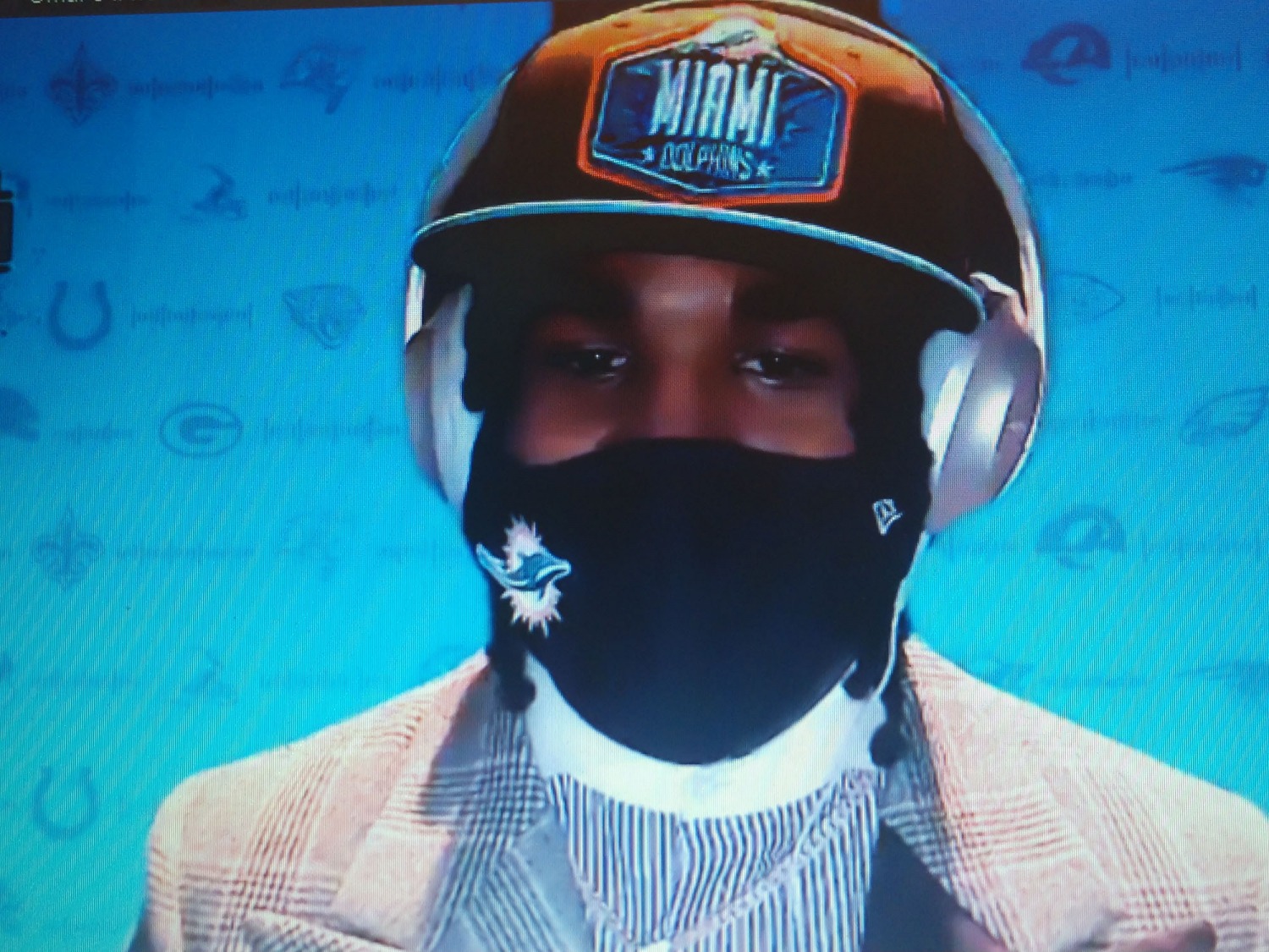 Jaylen waddle, drafted No. 6 overall by the Miami Dolphins in the 2021 NFL draft. (Criag Davis for Five Reasons Sports)