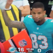 Touchdown pass to Darren Waller helped the Dolphins to a big early lead at Carolina, but then they stopped throwing to him.