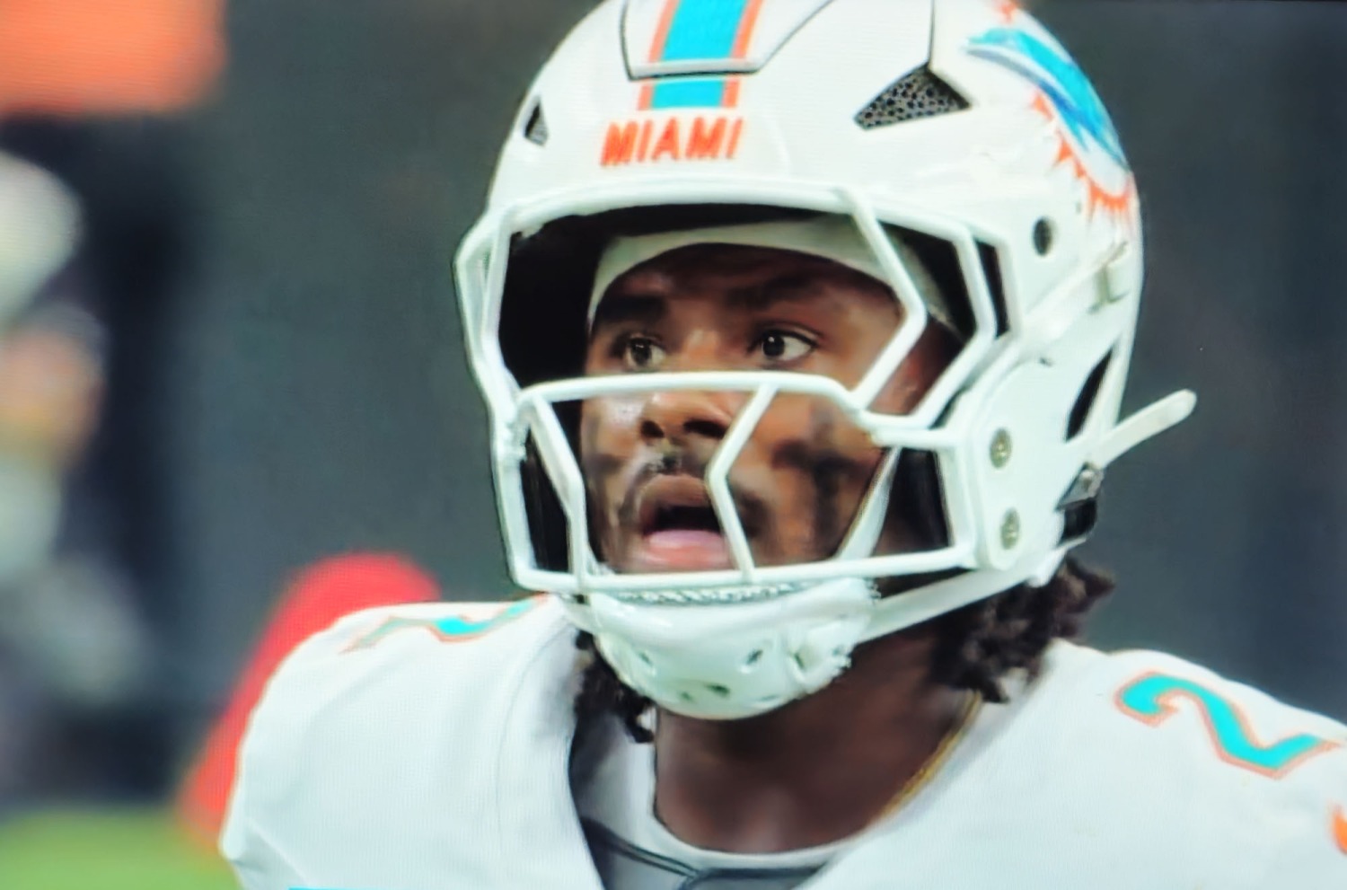 Malik Willis ran for a touchdown in his first start for the Dolphins.